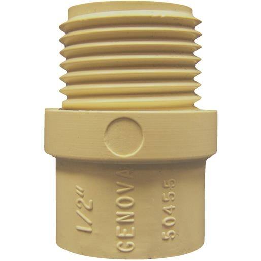 Genova 1/2"M Cpvc Riser Adapter 50455 Unit EACH Bed Bath & Beyond